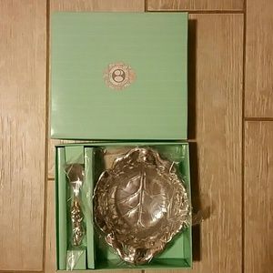 Arthur Court Designs Pewter Baby Bowl and Spoon